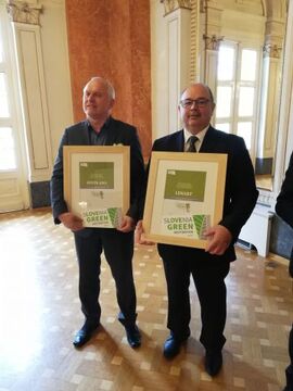 Sveta Ana prejela srebrni znak Slovenia Green Destination 2